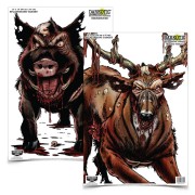 BIRCHWOOD CASEY Мишени Darkotic® 12 x 18" Smokehouse® & Blood Trail™Combo Pack