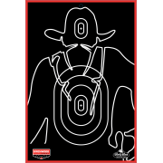 BIRCHWOOD CASEY Мишень 12 x 18" Gunslinger Silhouette Dirty Bird Target