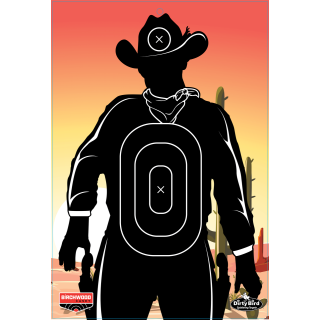 BIRCHWOOD CASEY Мишень 12 x 18" Gunslinger Skyline Dirty Bird Target BIRCHWOOD CASEY Мишень 12 x 18" Gunslinger Skyline Dirty Bird Target