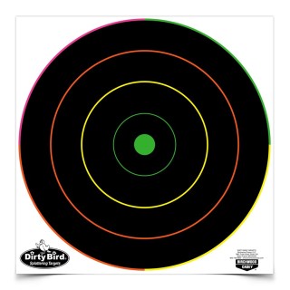 BIRCHWOOD CASEY Мишень Dirty Bird® Multi-Color Bull's-Eye Target — 12" BIRCHWOOD CASEY Мишень Dirty Bird® Multi-Color Bull's-Eye Target — 12"