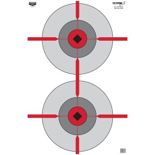 BIRCHWOOD CASEY Мишень Eze-Scorer™ 23 x 35" Double Bull's-Eye — 100 мишеней BIRCHWOOD CASEY Мишень Eze-Scorer™ 23 x 35" Double Bull's-Eye — 100 мишеней