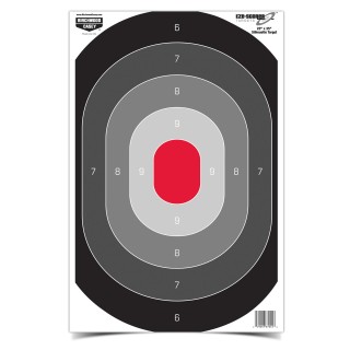 BIRCHWOOD CASEY Мишень Eze-Scorer™ 23 x 35" Silhouette Oval Target BIRCHWOOD CASEY Мишень Eze-Scorer™ 23 x 35" Silhouette Oval Target
