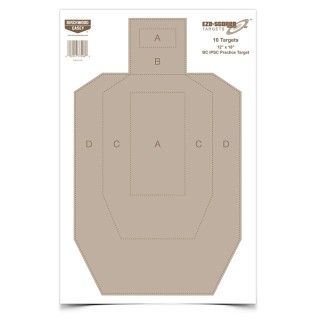 BIRCHWOOD CASEY Мишень Eze-Scorer™ 12 x 18" BC IPSC Practice Target BIRCHWOOD CASEY Мишень Eze-Scorer™ 12 x 18" BC IPSC Practice Target
