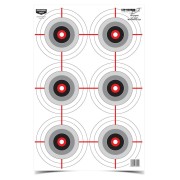 BIRCHWOOD CASEY Мишень Eze-Scorer™ 12 x 18" Multiple Bull's-Eye Target