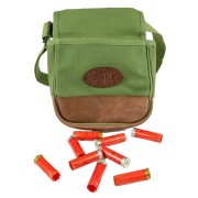 BOYT HARNESS COMPANY Сумка Signature Series Canvas & Leather Shell Pouch