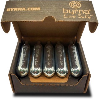 BYRNA TECHNOLOGIES Газовые баллоны для стрельбы перцовыми зарядами 12 Gram CO2 Cartridges BYRNA TECHNOLOGIES Газовые баллоны для стрельбы перцовыми зарядами 12 Gram CO2 Cartridges