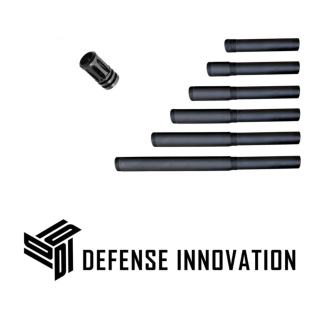 DEFENSE INNOVATION Ствол и глушитель Aluminum Max Power 50+ Joules Pistelle X-68 Barrel And Suppressor Combo Kit — M4 Muzzle DEFENSE INNOVATION Ствол и глушитель Aluminum Max Power 50+ Joules Pistelle X-68 Barrel And Suppressor Combo Kit — M4 Muzzle