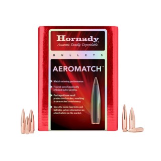 HORNADY Пули AeroMatch Bullets Jacketed Hollow Point — 500 штук HORNADY Пули AeroMatch Bullets Jacketed Hollow Point — 500 штук