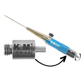 K&M PRECISION Переходник 8-32 Adapter for Case Mouth Chamfer Tools K&M PRECISION Переходник 8-32 Adapter for Case Mouth Chamfer Tools