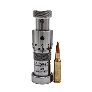 LE WILSON Микрометрическая посадочная матрица Stainless Steel Bullet Seater with Micrometer Adjustment - Метрические калибры LE WILSON Микрометрическая посадочная матрица Stainless Steel Bullet Seater with Micrometer Adjustment - Метрические калибры