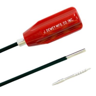 J DEWEY RODS Шомпол Coated Eliminator Cleaning Rod – 44" J DEWEY RODS Шомпол Coated Eliminator Cleaning Rod – 44"