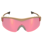 SSP EYEWEAR Очки для стрельбы Methow Single HD Lens + Desert Tan Frame + XHD Case