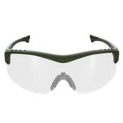 SSP EYEWEAR Очки для стрельбы Methow Single HD Lens + Olive Green Frame + XHD Case