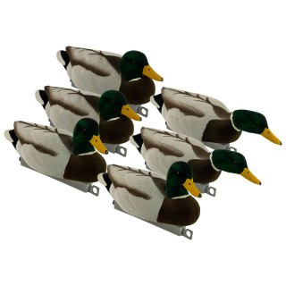 TANGLEFREE Флокированные чучела крякв Migration Mallard Drake Combo Pack - Fully Flocked — 12 штук TANGLEFREE Флокированные чучела крякв Migration Mallard Drake Combo Pack - Fully Flocked — 12 штук
