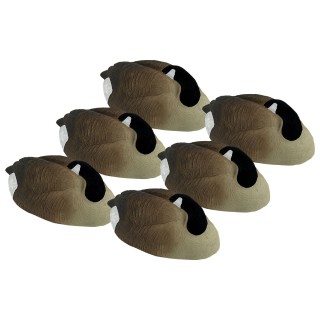 TANGLEFREE Флокированные чучела спящих канадских гусей Pro Series Canada Goose Sleeper Shell — 6 штук TANGLEFREE Флокированные чучела спящих канадских гусей Pro Series Canada Goose Sleeper Shell — 6 штук