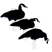 TANGLEFREE Плоские чучела канадских гусей Fully Flocked Black and White Canada Skinny Decoys — 12 штук