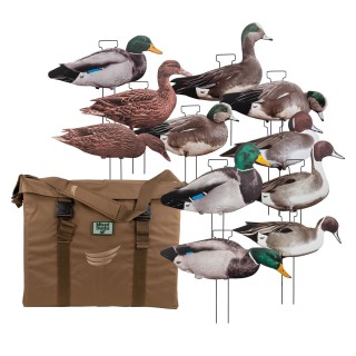TANGLEFREE Чучела нырковых уток Skinny Duck Decoys with Skinny Dirt Decoy Bag — 60 штук TANGLEFREE Чучела нырковых уток Skinny Duck Decoys with Skinny Dirt Decoy Bag — 60 штук