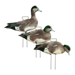 TANGLEFREE Флокированные чучела свиязи Fully Flocked Wigeon Skinny Decoys — 12 штук TANGLEFREE Флокированные чучела свиязи Fully Flocked Wigeon Skinny Decoys — 12 штук