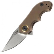 ZERO TOLERANCE Складной нож Small Galyean — Bronze Titanium