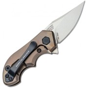 ZERO TOLERANCE Складной нож Small Galyean — Bronze Titanium