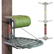 SUMMIT TREESTANDS Переносной лабаз Dual Axis® Hang-On + Aluminum Folding Climbing Sticks