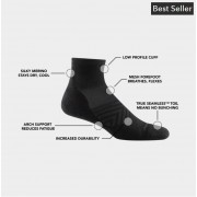 DARN TOUGH SOCKS Носки для бега Men's Run Quarter No Cushion Ultra-Lightweight Running Sock