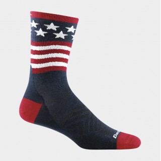 DARN TOUGH SOCKS Носки для бега Men's Patriot Micro Crew Ultra-Lightweight Running Sock DARN TOUGH SOCKS Носки для бега Men's Patriot Micro Crew Ultra-Lightweight Running Sock