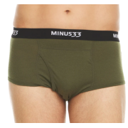 MINUS33 МУЖСКИЕ ТРУСЫ MEN'S WOOL BRIEFS MICRO WEIGHT WOOLVERINO MICRO 145 G/M2