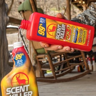 WILDLIFE RESEARCH CENTER Спрей-нейтрализатор запахов (комбо-набор: 709 мл спрей + 709 мл флакон-дозаправка) Scent Killer Gold Spray (24/24 Combo) WILDLIFE RESEARCH CENTER Спрей-нейтрализатор запахов (комбо-набор: 709 мл спрей + 709 мл флакон-дозаправка) Scent Killer Gold Spray (24/24 Combo)