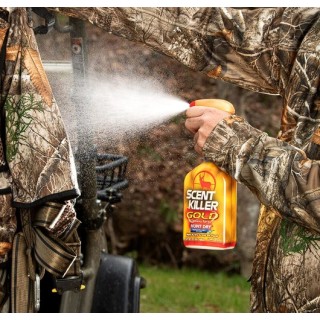 WILDLIFE RESEARCH CENTER Спрей-нейтрализатор запахов (комбо-набор: 709 мл спрей + 709 мл флакон-дозаправка) Scent Killer Gold Spray (24/24 Combo) WILDLIFE RESEARCH CENTER Спрей-нейтрализатор запахов (комбо-набор: 709 мл спрей + 709 мл флакон-дозаправка) Scent Killer Gold Spray (24/24 Combo)