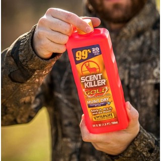 WILDLIFE RESEARCH CENTER Спрей-нейтрализатор запахов (комбо-набор: 709 мл спрей + 709 мл флакон-дозаправка) Scent Killer Gold Spray (24/24 Combo) WILDLIFE RESEARCH CENTER Спрей-нейтрализатор запахов (комбо-набор: 709 мл спрей + 709 мл флакон-дозаправка) Scent Killer Gold Spray (24/24 Combo)