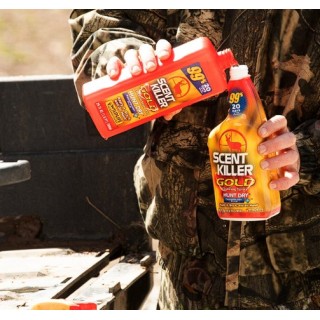 WILDLIFE RESEARCH CENTER Спрей-нейтрализатор запахов (комбо-набор: 709 мл спрей + 709 мл флакон-дозаправка) Scent Killer Gold Spray (24/24 Combo) WILDLIFE RESEARCH CENTER Спрей-нейтрализатор запахов (комбо-набор: 709 мл спрей + 709 мл флакон-дозаправка) Scent Killer Gold Spray (24/24 Combo)