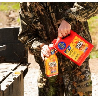 WILDLIFE RESEARCH CENTER Спрей-нейтрализатор запахов (комбо-набор: 709 мл спрей + 3.78 л канистра) Scent Killer Gold Spray Gallon Combo WILDLIFE RESEARCH CENTER Спрей-нейтрализатор запахов (комбо-набор: 709 мл спрей + 3.78 л канистра) Scent Killer Gold Spray Gallon Combo