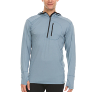 MINUS33 Толстовка MEN'S WOOL 1/4 ZIP SUN HOODIE WOOLVERINO MICRO 145 G/M2