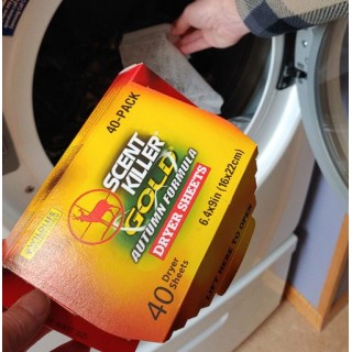 WILDLIFE RESEARCH CENTER Салфетки для сушки белья Scent Killer Gold Autumn Formula Dryer Sheets WILDLIFE RESEARCH CENTER Салфетки для сушки белья Scent Killer Gold Autumn Formula Dryer Sheets