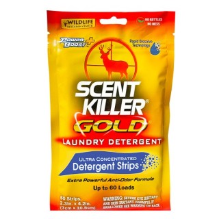 WILDLIFE RESEARCH CENTER Стиральный порошок в полосках Scent Killer Gold Laundry Detergent Ultra-Concentrated Detergent Strips WILDLIFE RESEARCH CENTER Стиральный порошок в полосках Scent Killer Gold Laundry Detergent Ultra-Concentrated Detergent Strips