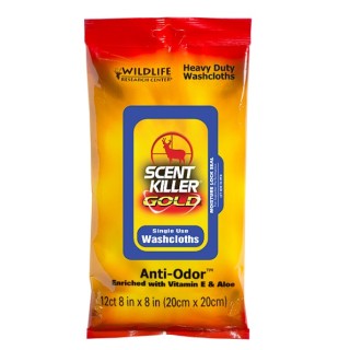 WILDLIFE RESEARCH CENTER Влажные салфетки Scent Killer Gold Heavy Duty Washcloths WILDLIFE RESEARCH CENTER Влажные салфетки Scent Killer Gold Heavy Duty Washcloths
