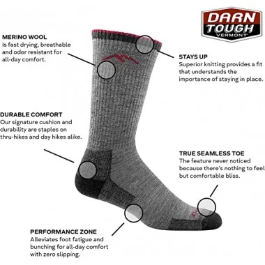 DARN TOUGH SOCKS Носки Men's Hiker Boot Midweight Hiking Sock