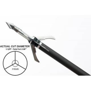 GRIM REAPER Наконечник для стрел Razorcut Broadheads, 3 лезвия, 3 шт. GRIM REAPER Наконечник для стрел Razorcut Broadheads, 3 лезвия, 3 шт.