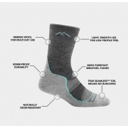 DARN TOUGH SOCKS Треккинговые носки Women's Light Hiker Micro Crew Lightweight Hiking Sock