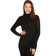 MINUS33 Толстовка женская WOOLVERINO WOMEN'S WOOL 1/4 ZIP HOODIE 145 G/M2