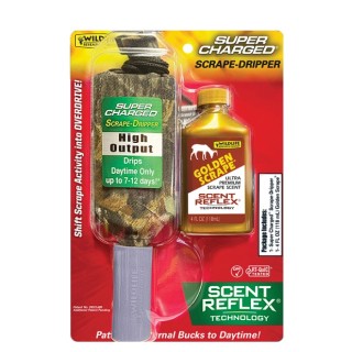 WILDLIFE RESEARCH CENTER Приманка с диспенсером для охоты на оленя Super Charged Scrape-Dripper Combo with Golden Scrape WILDLIFE RESEARCH CENTER Приманка с диспенсером для охоты на оленя Super Charged Scrape-Dripper Combo with Golden Scrape