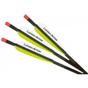 LUMENOK трассирующие стрелы для арбалета 100% Carbon Lumen-Arrow Bolts - 20" Crescent, 3 шт.