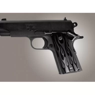 HOGUE Накладки Extreme™ Series Aluminium на рукоять пистолета 1911 Government/Officers Flames