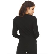 MINUS33 Женский лонгслив с V-образным вырезом средней плотности WOMEN'S LONG SLEEVE V-NECK MIDWEIGHT 235 G/M2