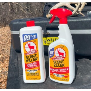 WILDLIFE RESEARCH CENTER Спрей-нейтрализатор запахов (комбо-набор: 709 мл спрей + 709 мл флакон-дозаправка) Super Charged Scent Killer (24/24 Combo) WILDLIFE RESEARCH CENTER Спрей-нейтрализатор запахов (комбо-набор: 709 мл спрей + 709 мл флакон-дозаправка) Super Charged Scent Killer (24/24 Combo)