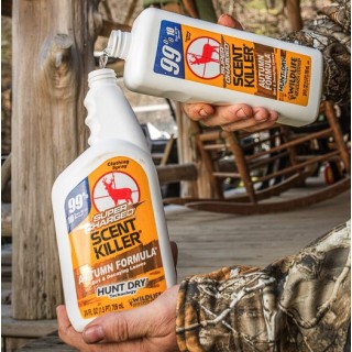 WILDLIFE RESEARCH CENTER Спрей-нейтрализатор запахов (комбо-набор: 709 мл спрей + 709 мл флакон-дозаправка) Super Charged Scent Killer Autumn Formula (24/24 Combo) WILDLIFE RESEARCH CENTER Спрей-нейтрализатор запахов (комбо-набор: 709 мл спрей + 709 мл флакон-дозаправка) Super Charged Scent Killer Autumn Formula (24/24 Combo)