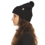MINUS33 Вязаная шапка с помпоном из шерсти мериноса EVERYDAY KNIT CUFF POM BEANIE MIDWEIGHT