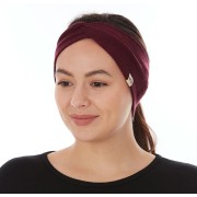 MINUS33 Повседневная вязаная повязка на голову с перекрутом из шерсти мериноса EVERYDAY KNIT TWIST HEADBAND MIDWEIGHT