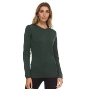 MINUS33 Женская футболка с длинным рукавом средней плотности 235 гр/м2 WOMEN'S BASE LAYER CREW OSSIPEE MIDWEIGHT 235 G/M2